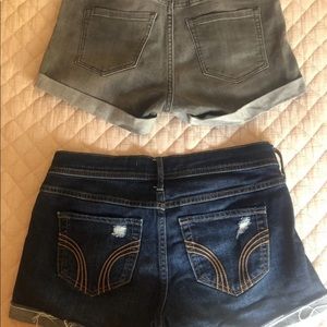 Hollister and H&M shorts